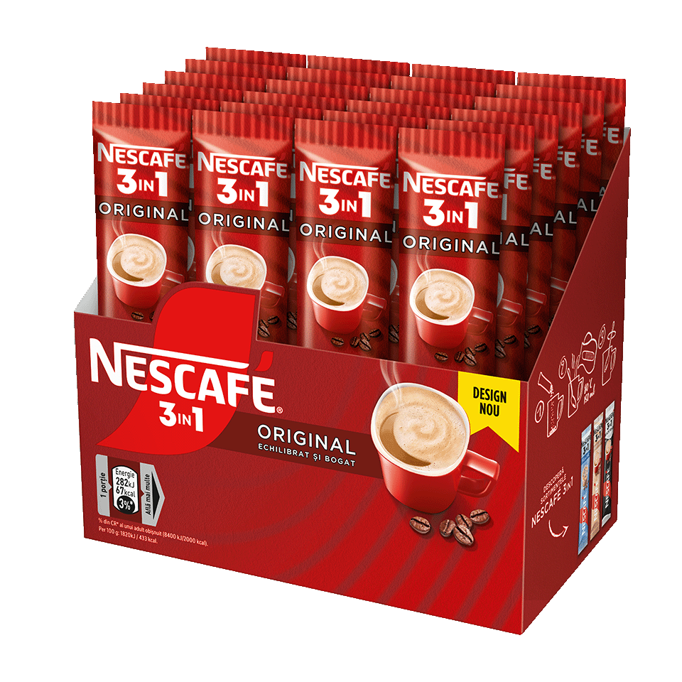 NESCAFE 3in1 Original Cafea Instant Plic 24x15g [2]