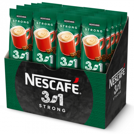 NESCAFE 3in1 Strong Cafea Instant Plic 24x15g [8]