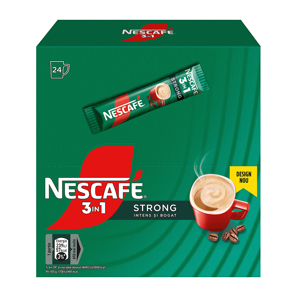 NESCAFE 3in1 Strong Cafea Instant Plic 24x15g [0]