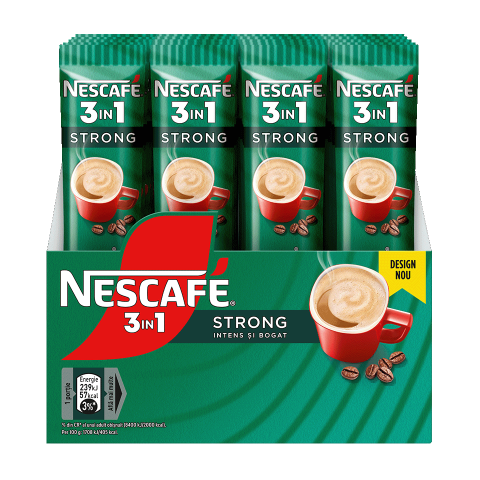 NESCAFE 3in1 Strong Cafea Instant Plic 24x15g [1]