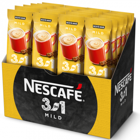 NESCAFE 3in1 Mild Cafea Instant Plic 24x15g [7]