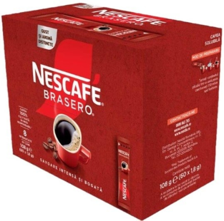 Specialități - NESCAFE Brasero Cafea Instant Plic 60x1.8g