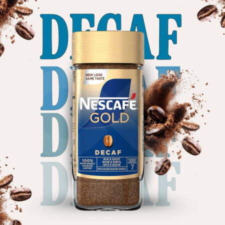 NESCAFE Gold Decaf Cafea Instant Decofienizata, Solubila borcan 100g [1]