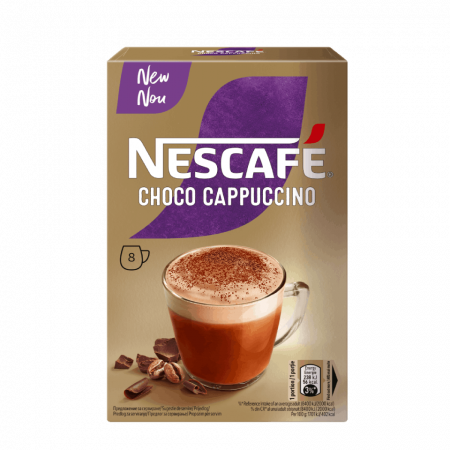 Ciocolată Caldă / Cappuccino - NESCAFE Choco Cappuccino cu Gust de Ciocolata 8x14g