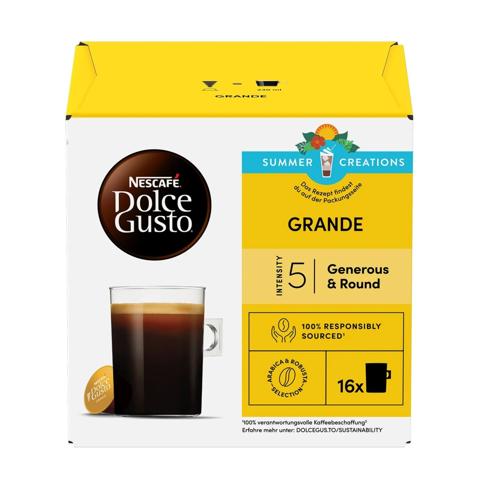 Capsule cu Cafea - NESCAFE Grande Capsule Dolce Gusto 16buc