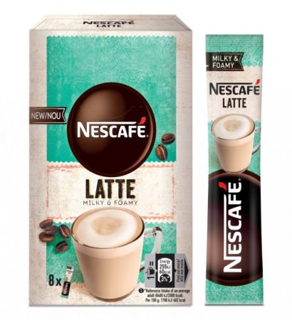 NESCAFE Latte Cappuccino Instant Plic 8x15g [2]