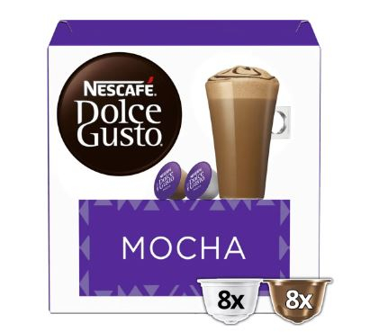 Salveaza o Cafea - NESCAFE Mocha Capsule Dolce Gusto 16buc (8 portii) 216g