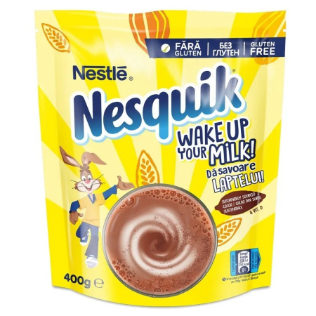 Ciocolată Caldă / Cappuccino - Bautura cu Cacao Instant NESQUIK 400g