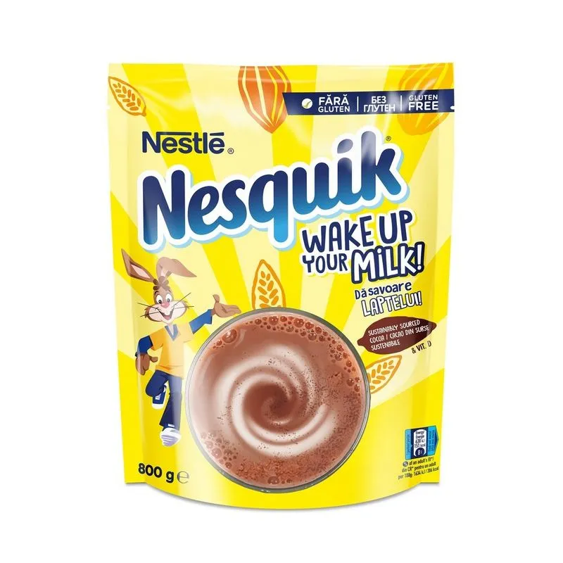Ciocolată Caldă / Cappuccino - NESQUIK Bautura cu Cacao Instant 800g
