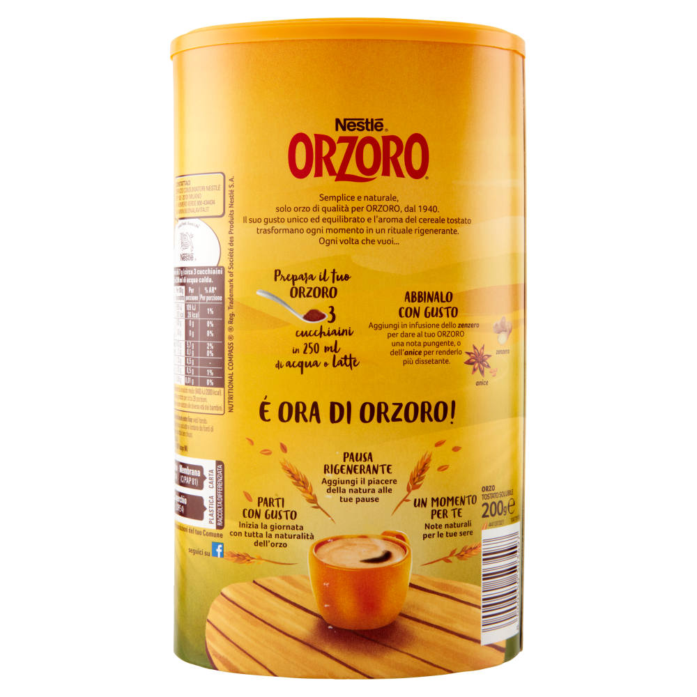 Nestle ORZORO Bautura Solubila pe Baza de Orz 200g [2]