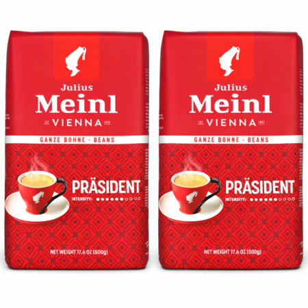 Pachete Bundle - Pachet 2 x JULIUS MEINL Prasident Classic Collection Cafea Boabe 500g - (1Kg)