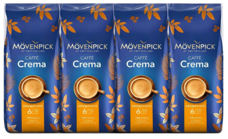 MOVENPICK Caffe Crema Aromatisch - Cafea Boabe 1kg [1]