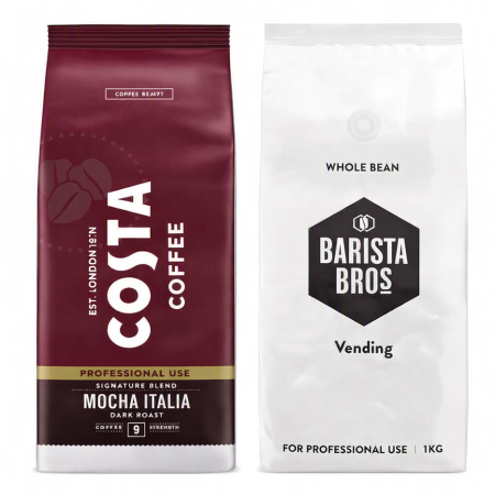 Cafea Boabe Premium - Pachet COSTA Signature Blend Mocha Italia Dark Roast + BARISTA BROS 2x1Kg