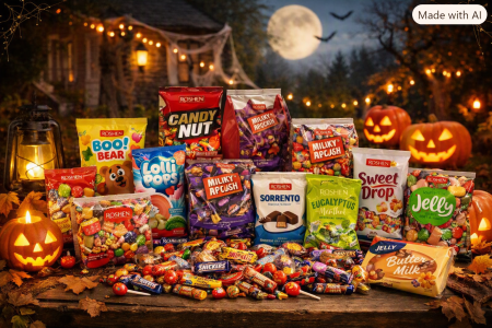 Napolitane - Pachet Maxi! Dulciuri pentru Halloween - 22 Produse / 21 Kg de Dulciuri