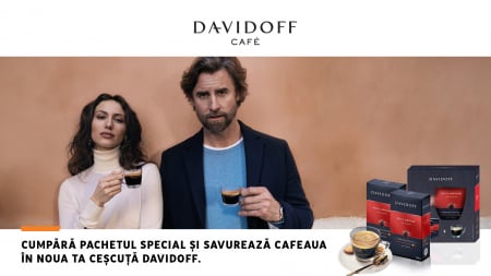 Pachet Promo 2x DAVIDOFF Rich Aroma - Cafea Macinata 250g + Ceasca Cadou [3]