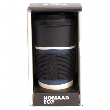 Cadouri - Pahar Eco-Friendly Refolosibil din Fibre de Bambus și Capac din Silicon pentru Cafea și Ceai - [00107]