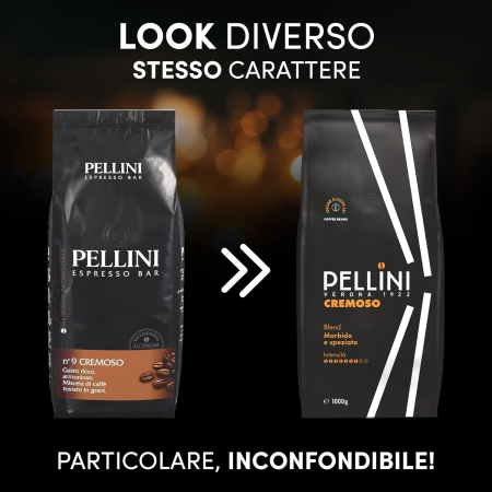PELLINI Verona 1922 Cremoso Morbido e Speziato - Cafea Boabe 1kg [1]