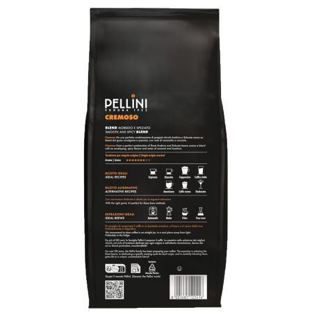 PELLINI Verona 1922 Cremoso Morbido e Speziato - Cafea Boabe 1kg [2]