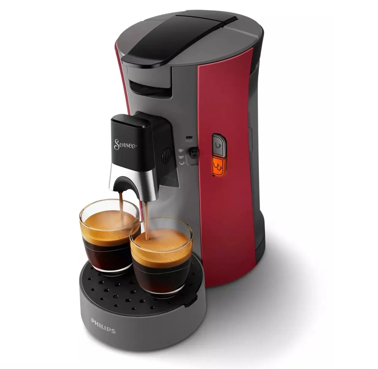 PHILIPS Senseo Select CSA230/91 Espressor Cafea Paduri 62mm, Intensity Plus, Crema Plus, 1450 W, Rosu [3]