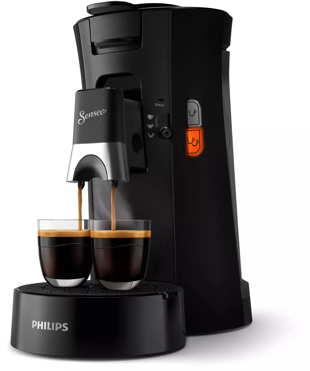 Espressoare si Cafetiere - PHILIPS Senseo Select CSA230/61 Espressor Cafea Paduri 62mm, Intensity Plus, Crema Plus, 1450 W, Negru