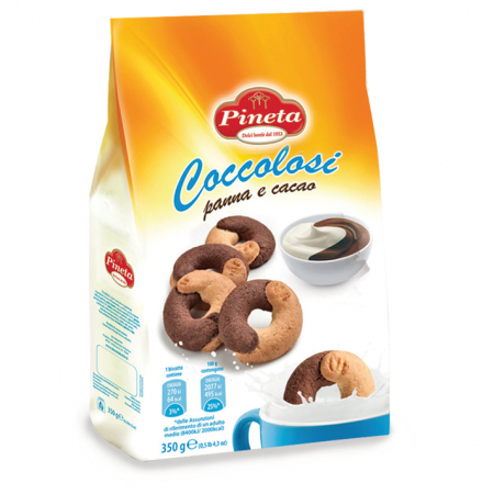 Biscuiti & Fursecuri - PINETA Coccolusi Biscuiti in 2 Culori 350g