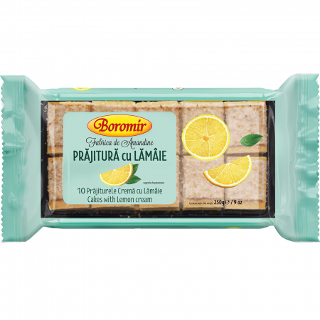 Biscuiti & Fursecuri - BOROMIR Prajitura cu Crema de Lamaie 250g