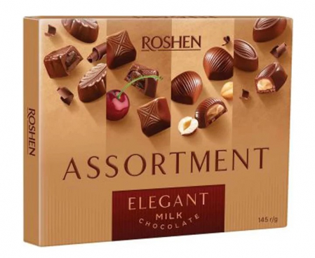 Praline Asortate cu Lapte ROSHEN Elegant Milk 154g [1]