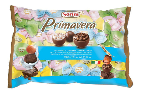 Dulciuri - Praline cu Diferite Tipuri de Crema si Cereale SORINI Maxi Primavera 1Kg