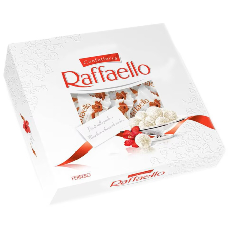 Praline si Bomboane pentru Craciun - RAFFAELLO Bomboane Crocante cu Nuca Cocos si Migdale 260g