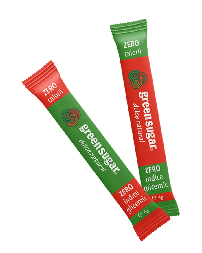 REMEDIA Green Sugar Indulcitor Sticks din Stevia si Eritritol 100x4g [1]