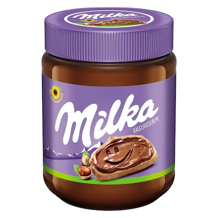 Ciocolata & Praline - MILKA Crema de Alune de Padure 350g