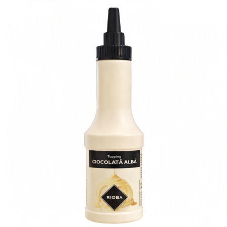 Siropuri și Topping - RIOBA Topping cu Aroma de Ciocolata Alba 500ml