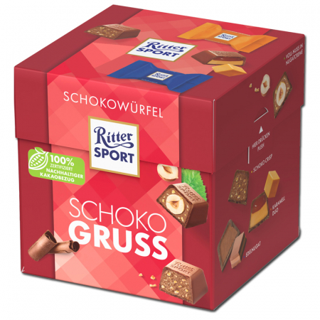 Dulciuri - RITTER Sport Mix de Ciocolata Ambalata Individual SCHOKOWURFEL 176g