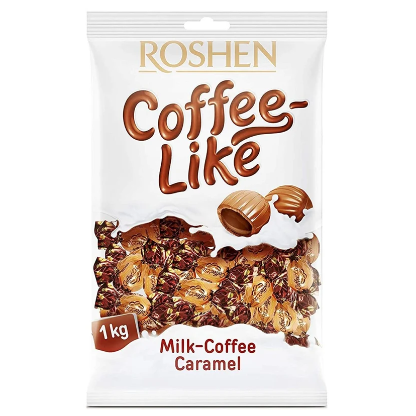 Dulciuri - ROSHEN Dropsuri cu Cafea si Caramel Coffee Like 1kg
