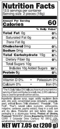 ROSHEN Dropsuri cu Fructe Bim Bom 1Kg [2]