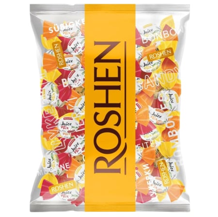 Rontanele Sarate - ROSHEN Dropsuri cu Fructe Juice Mix 1Kg