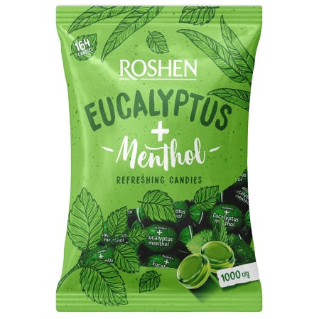 Dulciuri - ROSHEN Dropsuri cu Menta si Eucalipt 1kg