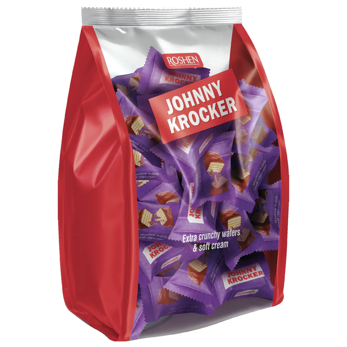 Napolitane - ROSHEN Napolitane Glazurate cu Lapte Ambalate Individual 1kg