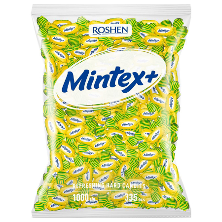 Dropsuri/Jeleuri - ROSHEN Mintex Dropsuri cu Menta si Lamaie 1kg