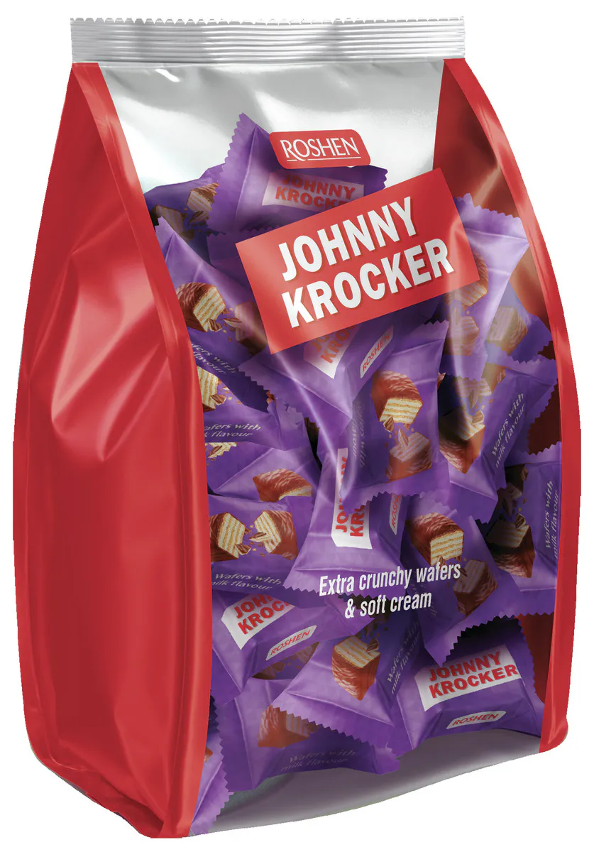 Napolitane - ROSHEN Napolitane Glazurate cu Lapte Ambalate Individual 1kg