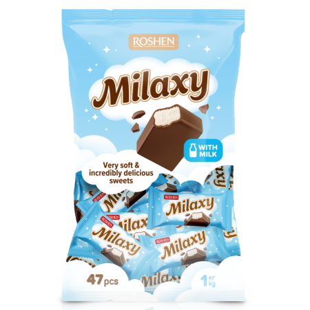 ROSHEN Milaxy Bomboane cu Lapte si Glazura de Cacao 30% 1Kg [2]
