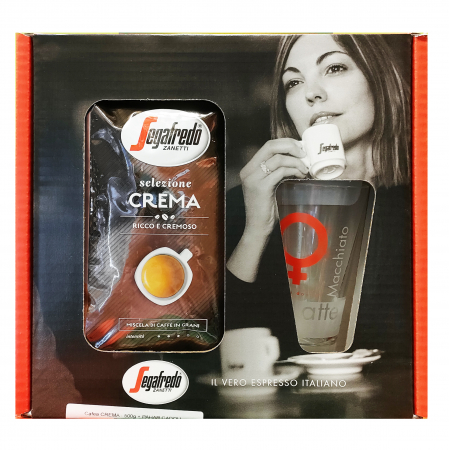 SEGAFREDO Pachet Promo Selezione Crema Cafea Boabe 500g + Pahar [0]