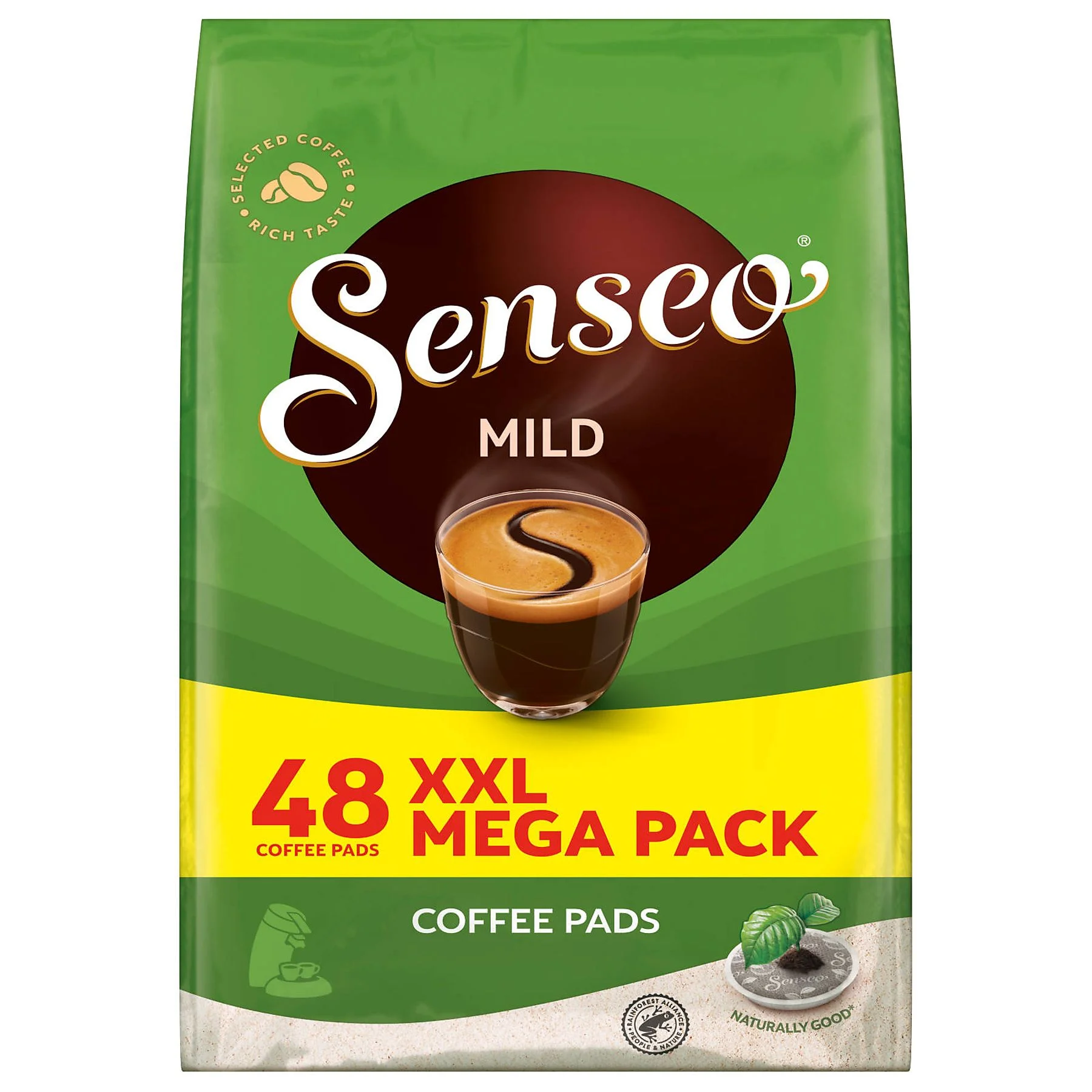 Capsule cu Cafea - SENSEO Paduri Cafea Mild 62mm Pachet XXL 48buc