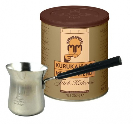 Set MEHMET EFENDI Cafea Turceasca pt Ibric 250g + Ibric [1]