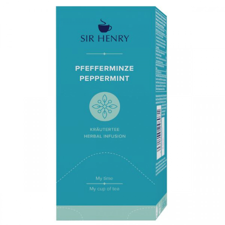 Ceai in Plic - SIR HENRY Ceai Premium de Menta Infuzie Plic Ambalat Individual 25x2.25g
