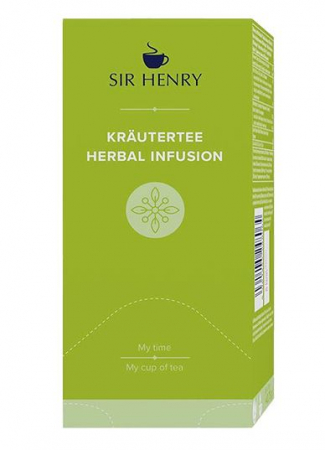 Ceai in Plic - SIR HENRY Premium Ceai Infuzie Herbal Plic Ambalat Individual 25x1.75g