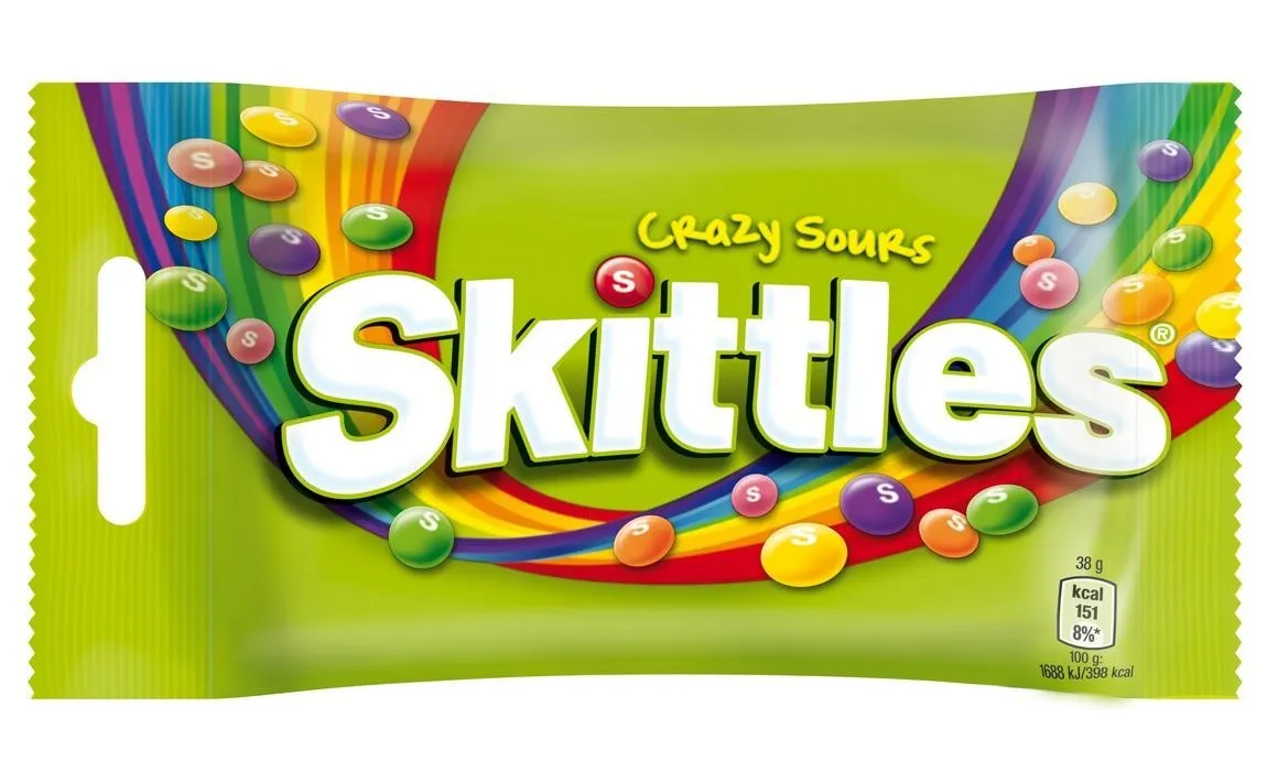 SKITTLES Bomboane Gumate cu Gust de Fructe Acrisoare 14x38g [4]