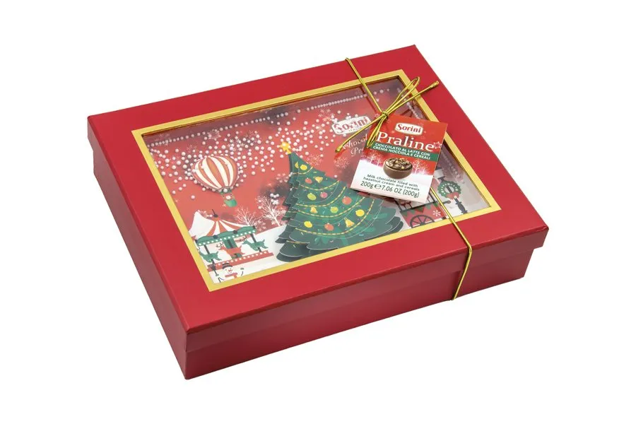 SORINI Praline cu Lapte, Alune si Cereale - Cutie Specială de Crăciun 3D 250g [4]