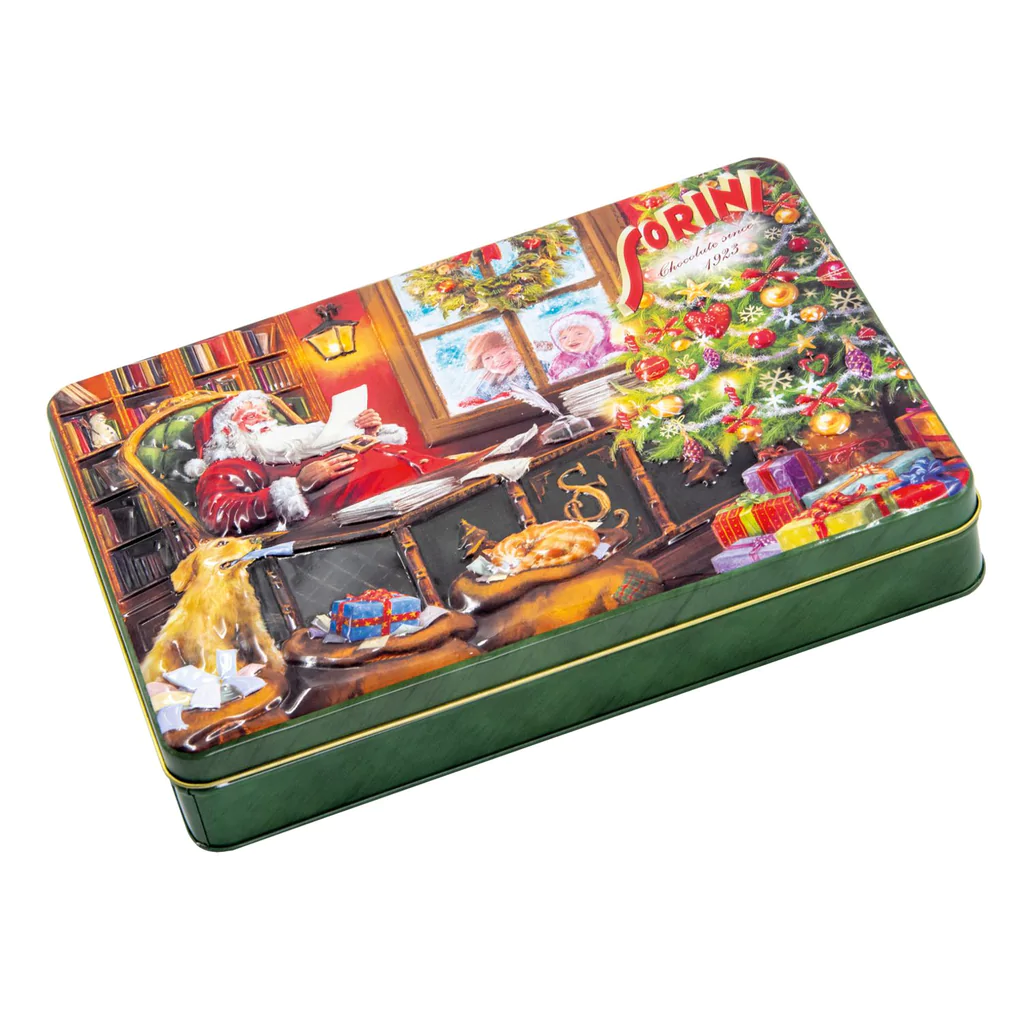 Dulciuri si Cadouri pentru Craciun - SORINI Praline cu Lapte, Alune si Cereale - Cutie Specială de Crăciun 185g