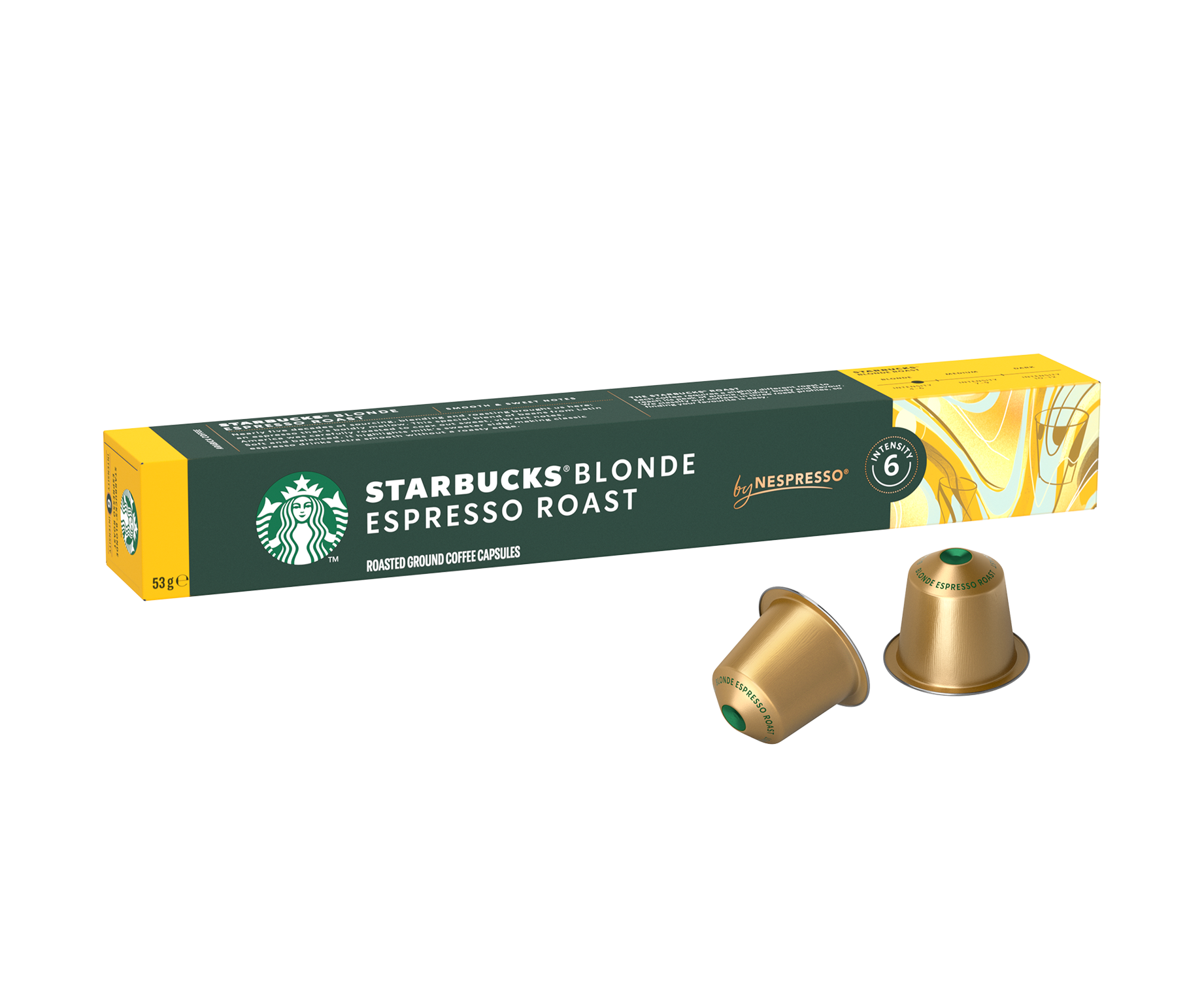 Capsule cu Cafea - STARBUCKS Blonde Espresso Roast Capsule Nespresso 57g 10buc